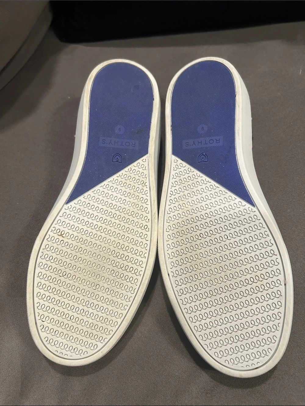 Rothy's The Original Slip On shoes in Black. Women’s Size 9